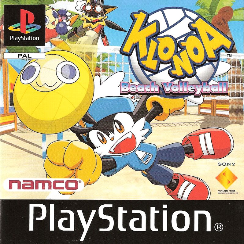 Klonoa Beach Volleyball box art for Playstation